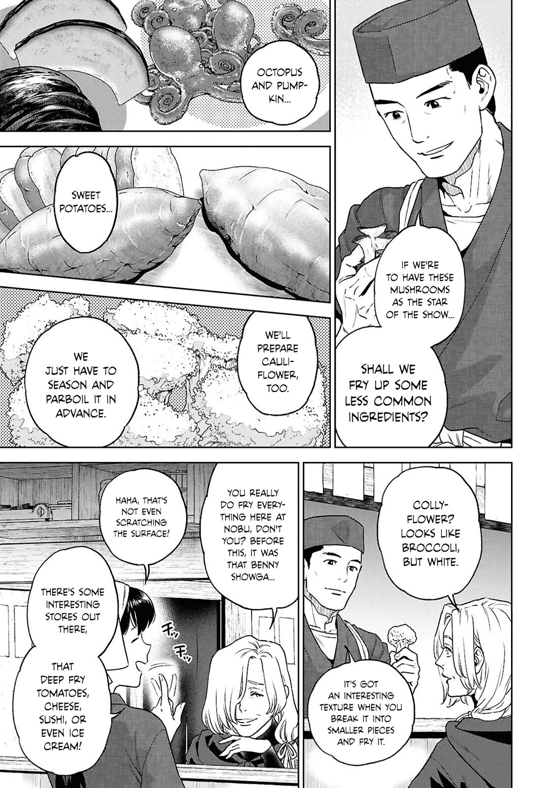 Isekai Izakaya "Nobu" Chapter 128 page 5 - Chapter 128: Forest Mushrooms and Learning From the Past