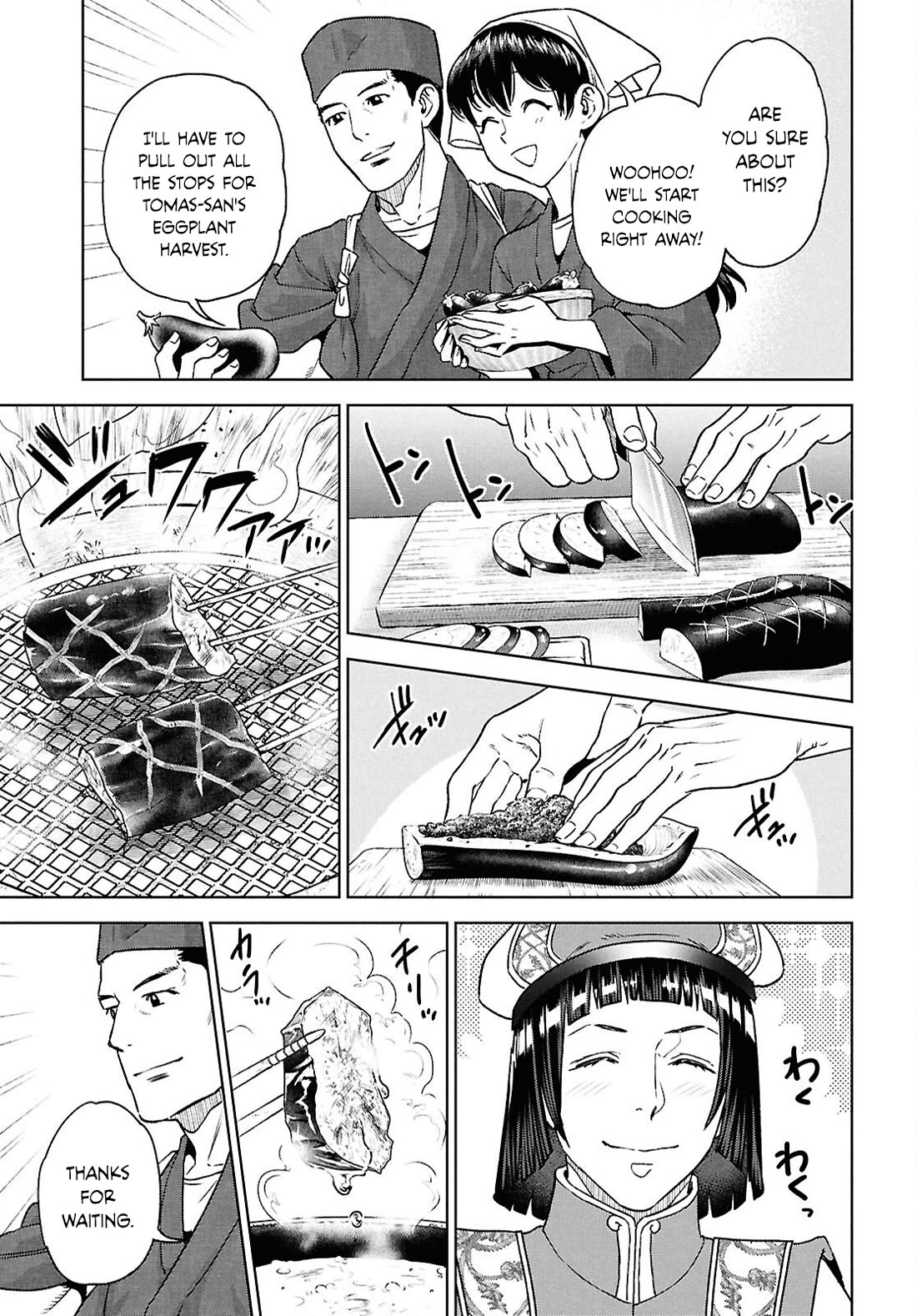 Isekai Izakaya "Nobu" Chapter 131 page 25 - Chapter 131: The Old Gods and Eggplants