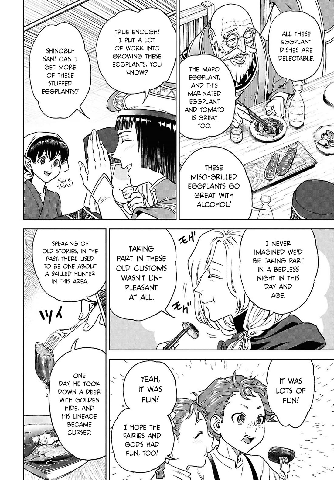 Isekai Izakaya "Nobu" Chapter 131 page 28 - Chapter 131: The Old Gods and Eggplants