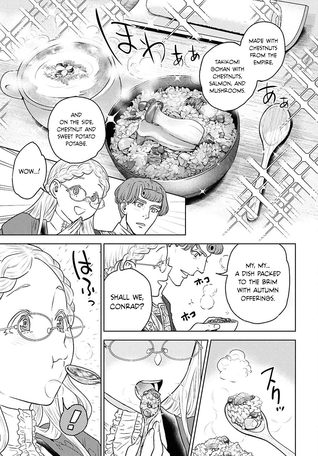 Isekai Izakaya "Nobu" Chapter 133 page 15 - Chapter 133: The Two of Them, and Chestnuts