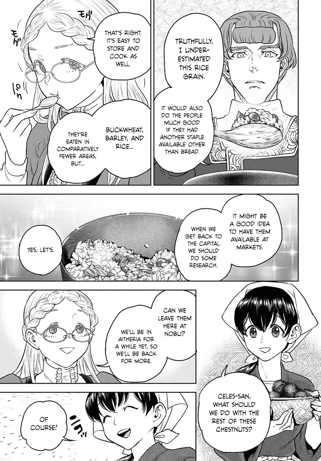 Isekai Izakaya "Nobu" Chapter 133 page 17 - Chapter 133: The Two of Them, and Chestnuts