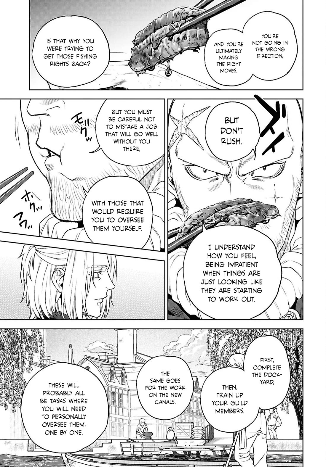 Isekai Izakaya "Nobu" Chapter 134 page 23 - Chapter 134: Reinhold, Eels, and Chestnuts
