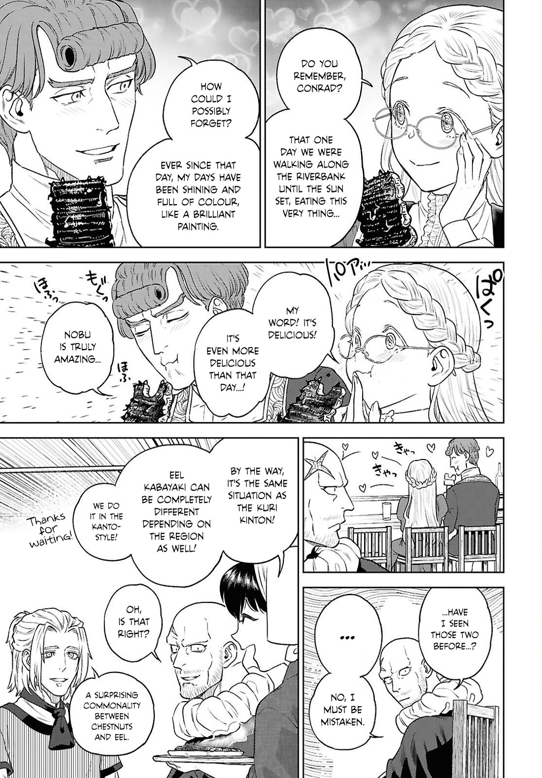 Isekai Izakaya "Nobu" Chapter 134 page 29 - Chapter 134: Reinhold, Eels, and Chestnuts