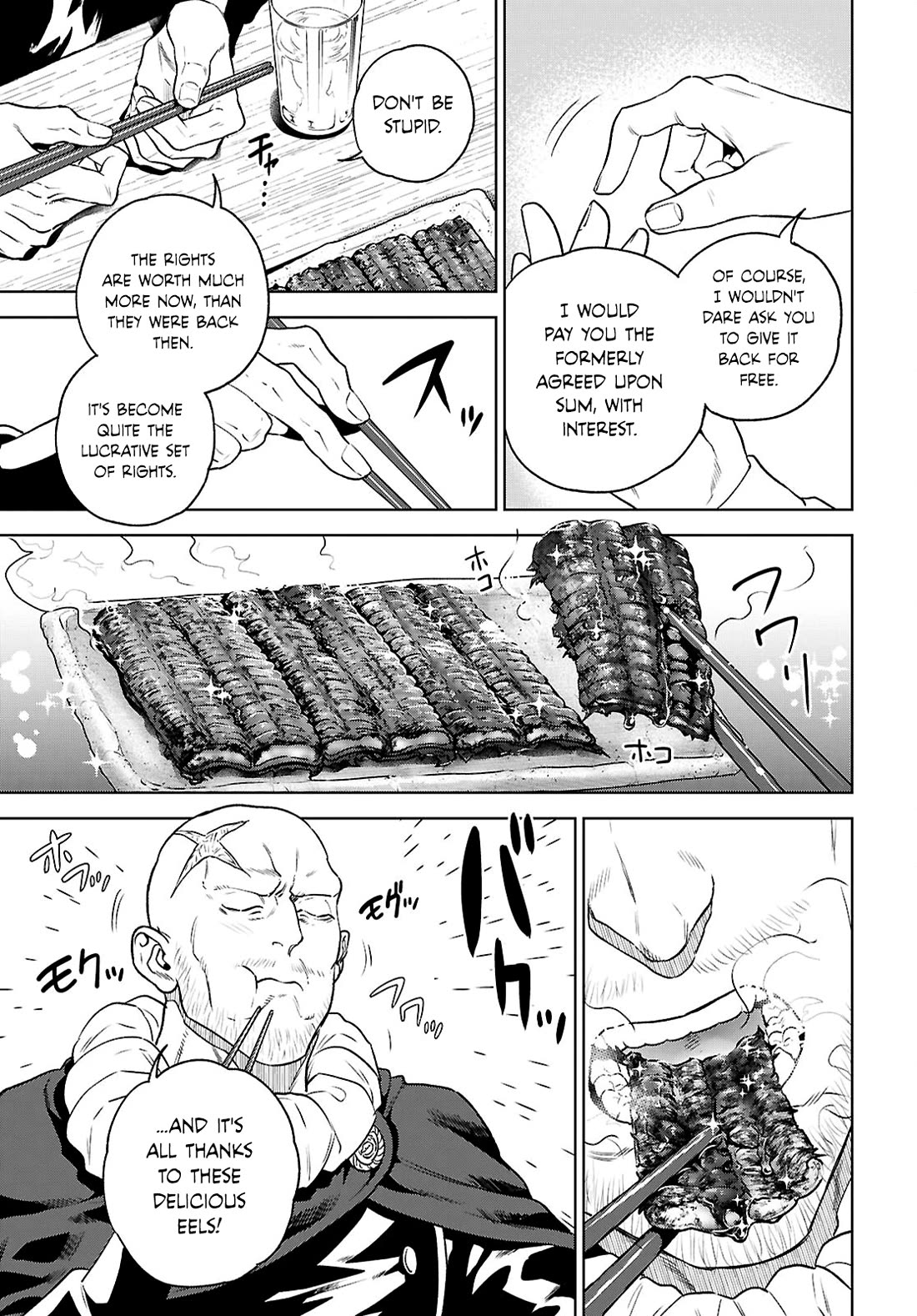 Isekai Izakaya "Nobu" Chapter 134 page 3 - Chapter 134: Reinhold, Eels, and Chestnuts