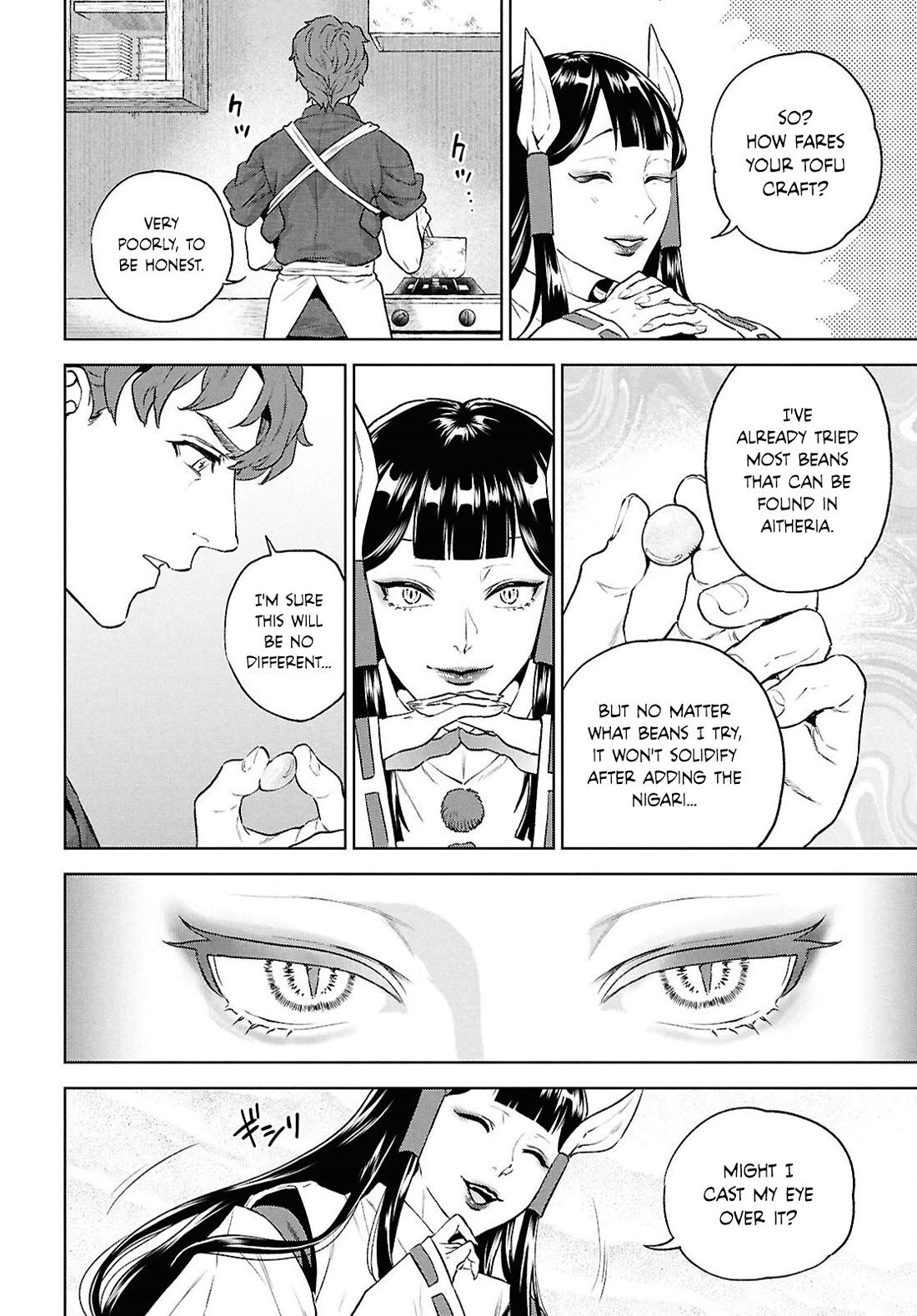 Isekai Izakaya "Nobu" Chapter 135 page 18 - Chapter 135: Hans's Homemade Tofu