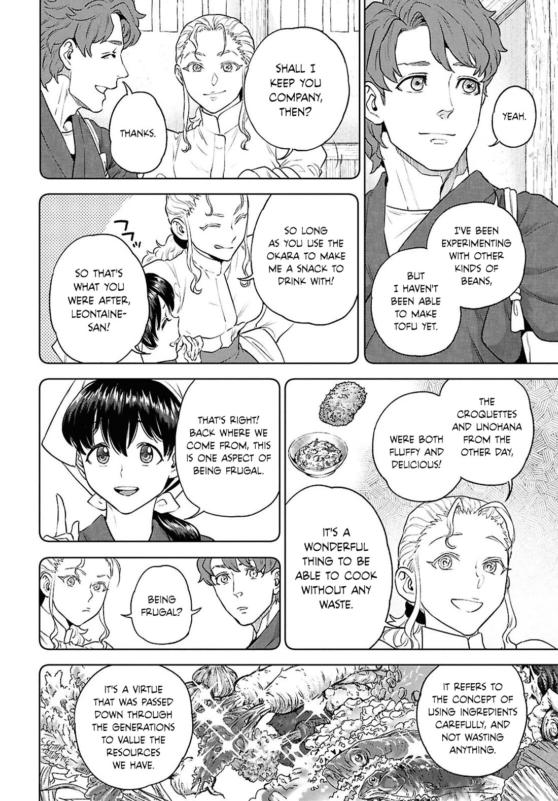 Isekai Izakaya "Nobu" Chapter 135 page 6 - Chapter 135: Hans's Homemade Tofu