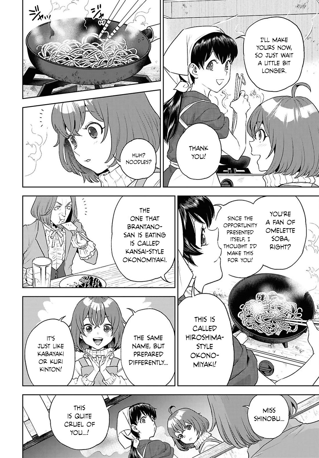 Isekai Izakaya "Nobu" Chapter 136 page 18 - Chapter 136: Snow and Okonomiyaki