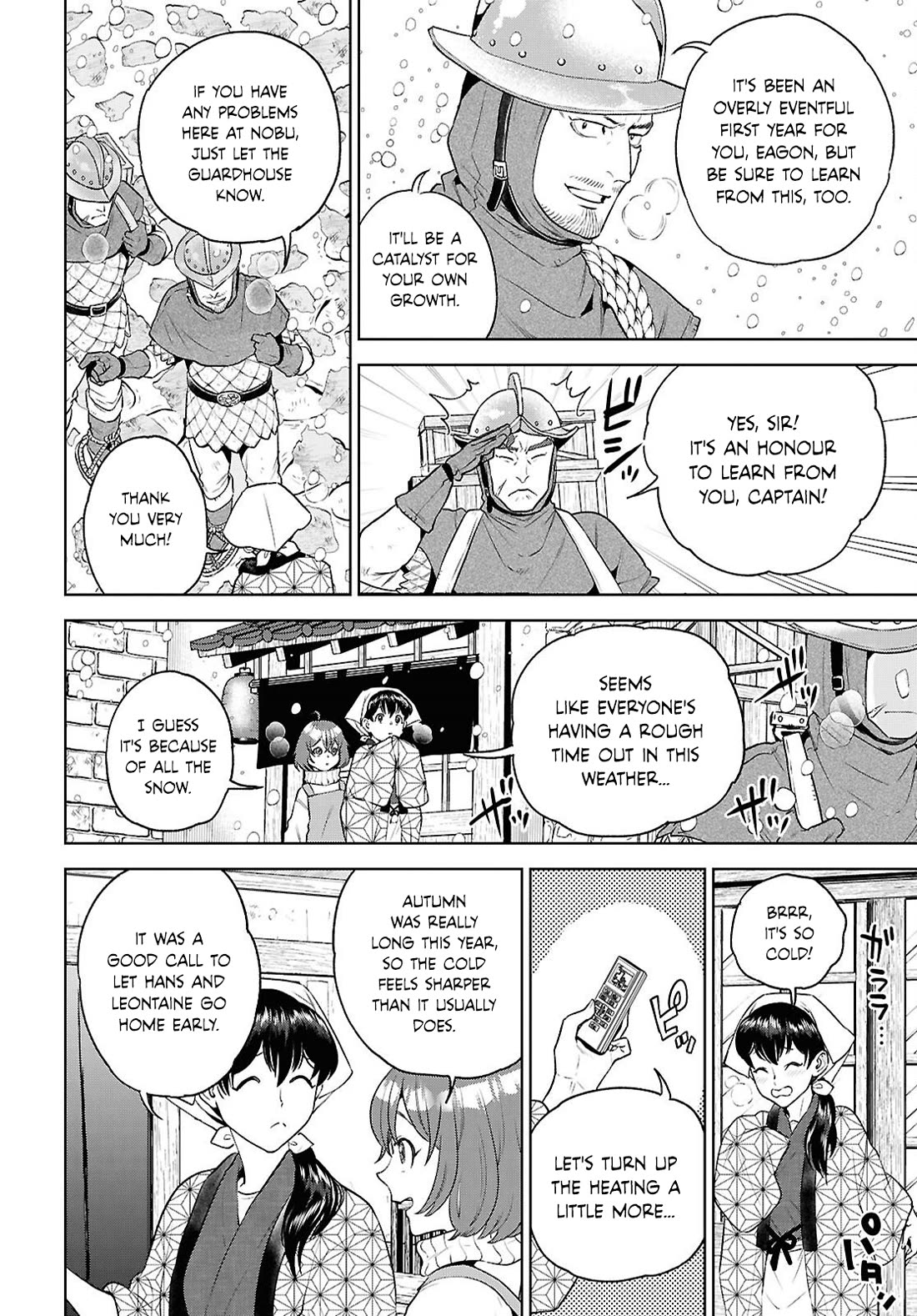Isekai Izakaya "Nobu" Chapter 136 page 2 - Chapter 136: Snow and Okonomiyaki