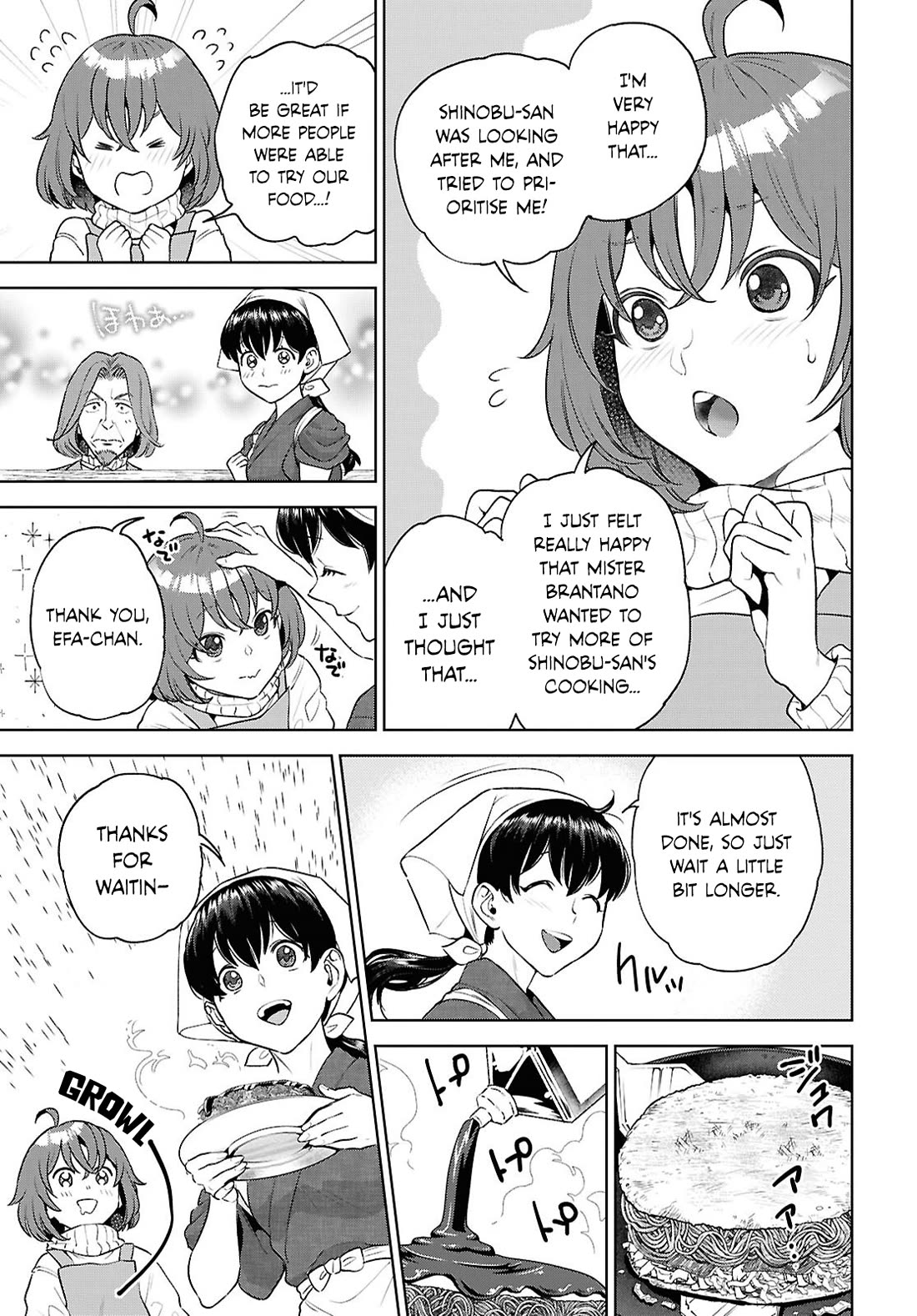 Isekai Izakaya "Nobu" Chapter 136 page 21 - Chapter 136: Snow and Okonomiyaki