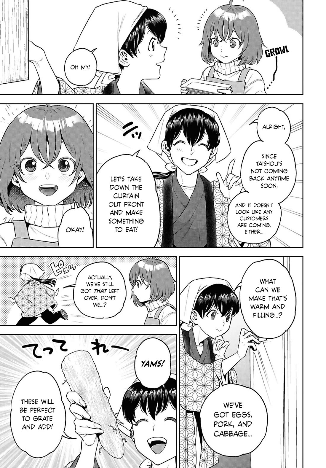 Isekai Izakaya "Nobu" Chapter 136 page 5 - Chapter 136: Snow and Okonomiyaki