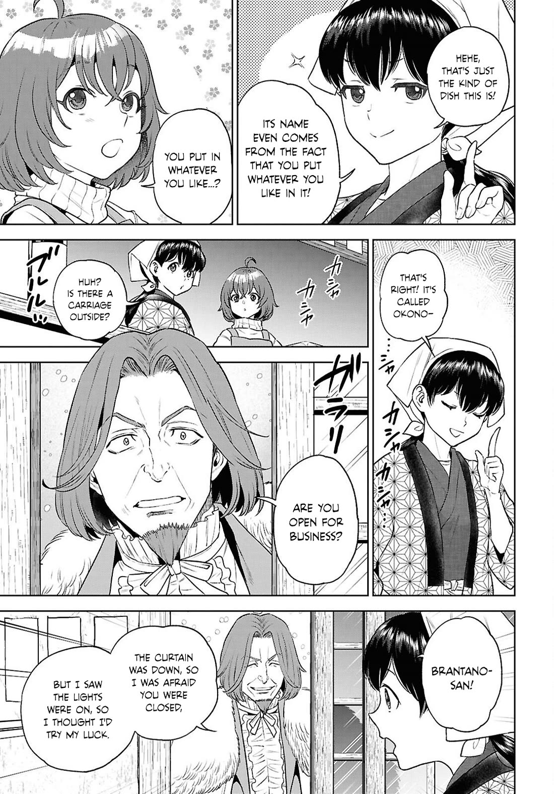 Isekai Izakaya "Nobu" Chapter 136 page 7 - Chapter 136: Snow and Okonomiyaki