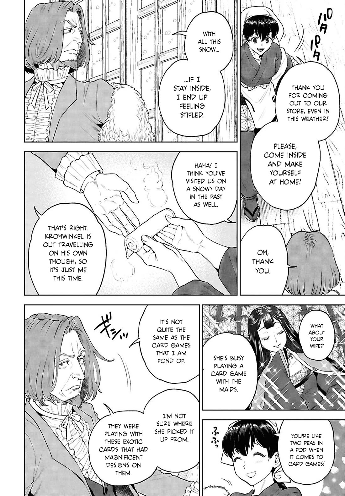 Isekai Izakaya "Nobu" Chapter 136 page 8 - Chapter 136: Snow and Okonomiyaki