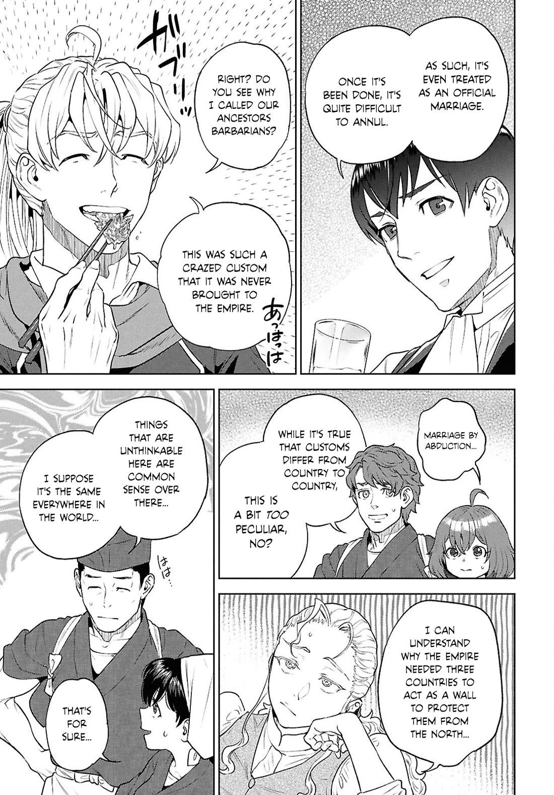 Isekai Izakaya "Nobu" Chapter 137 page 15 - Chapter 137: Tempura and a Beauty's Tears