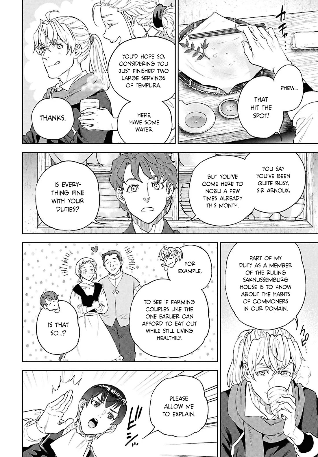Isekai Izakaya "Nobu" Chapter 137 page 16 - Chapter 137: Tempura and a Beauty's Tears