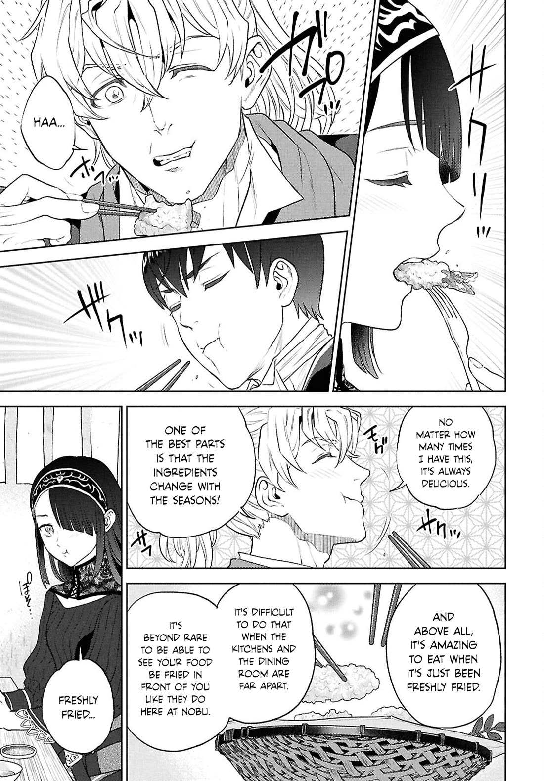 Isekai Izakaya "Nobu" Chapter 137 page 25 - Chapter 137: Tempura and a Beauty's Tears