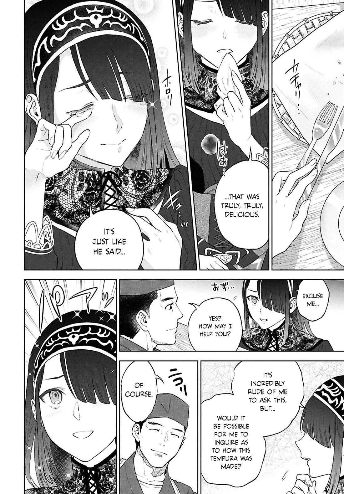 Isekai Izakaya "Nobu" Chapter 137 page 26 - Chapter 137: Tempura and a Beauty's Tears