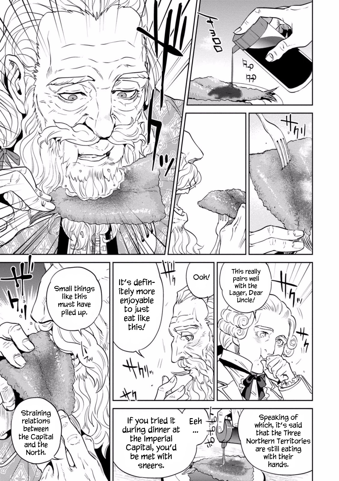 Isekai Izakaya "Nobu" Chapter 19 page 14 - Chapter 19: The Old Man and the Fish