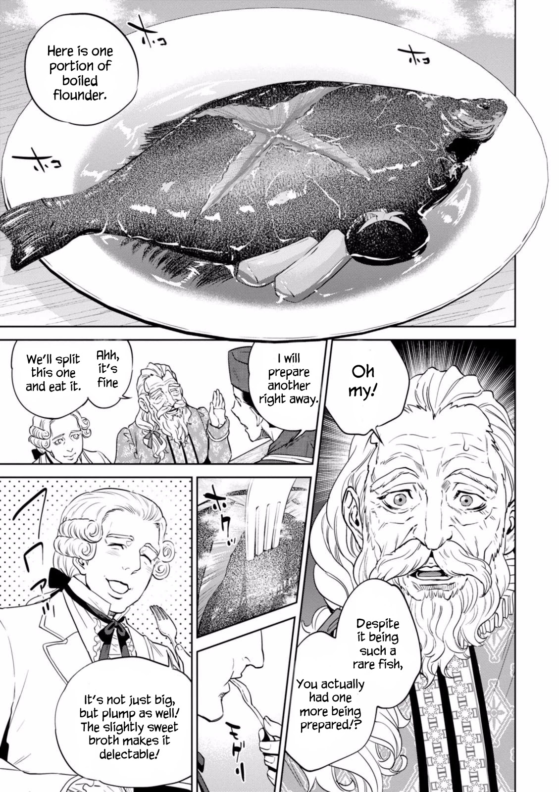 Isekai Izakaya "Nobu" Chapter 19 page 18 - Chapter 19: The Old Man and the Fish