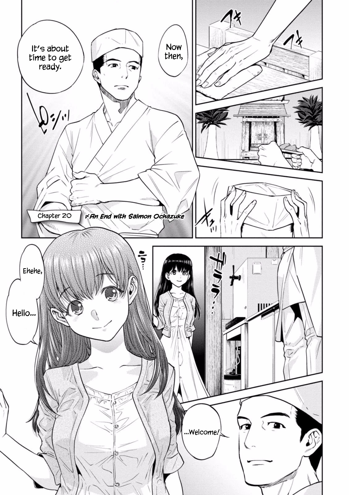 Isekai Izakaya "Nobu" Chapter 20 page 2 - Chapter 20: 〆 An end with Salmon Ochazuke