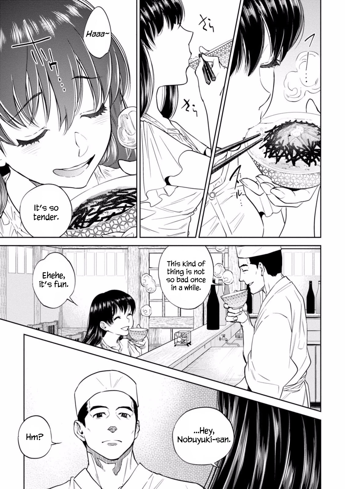 Isekai Izakaya "Nobu" Chapter 20 page 8 - Chapter 20: 〆 An end with Salmon Ochazuke