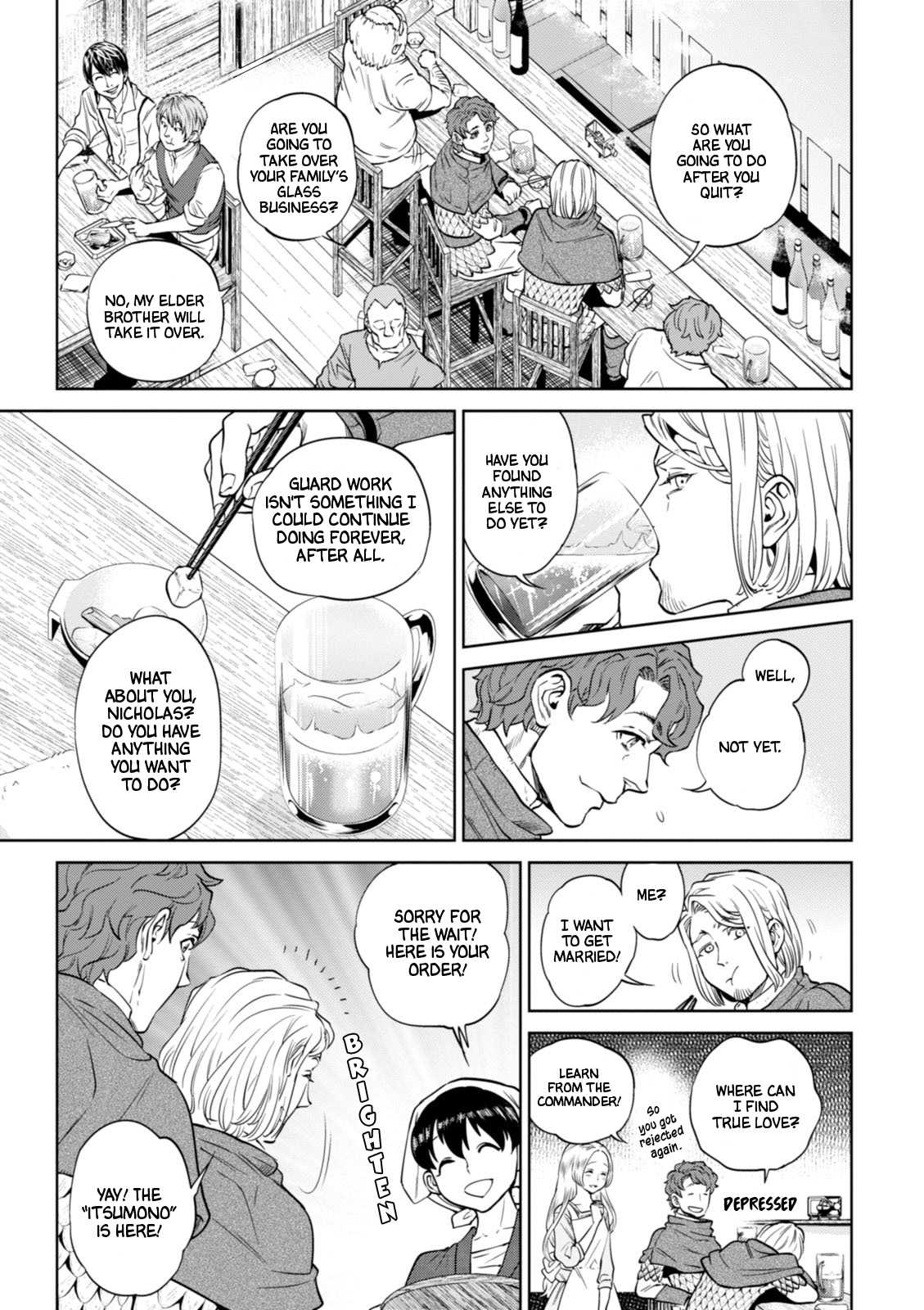 Isekai Izakaya "Nobu" Chapter 21 page 15 - Chapter 21: The Usual