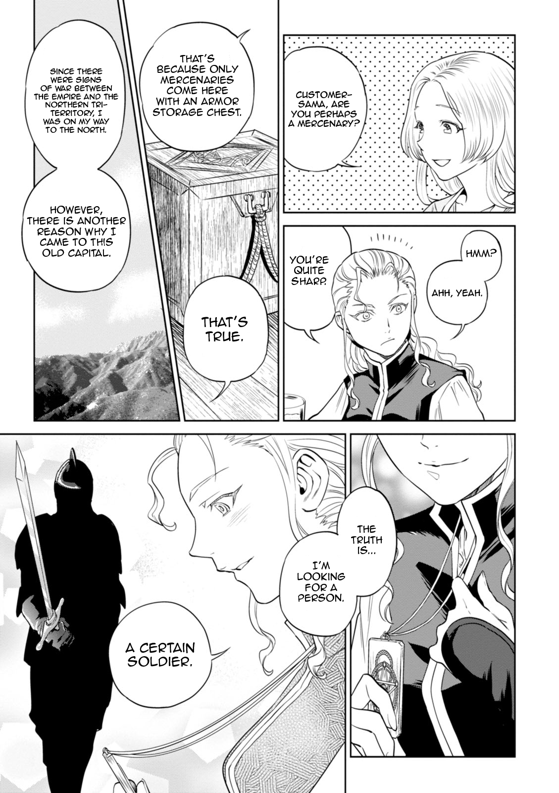 Isekai Izakaya "Nobu" Chapter 22 page 16 - Chapter 22: The Female Mercenary