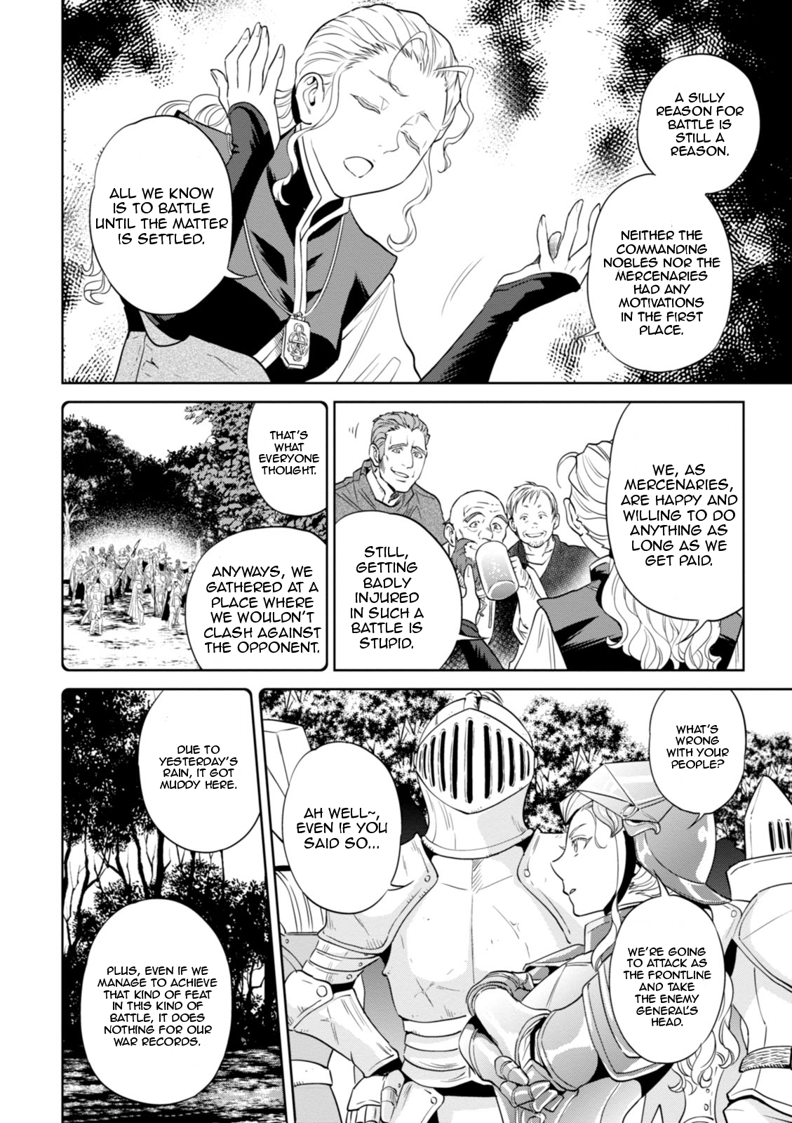 Isekai Izakaya "Nobu" Chapter 22 page 19 - Chapter 22: The Female Mercenary