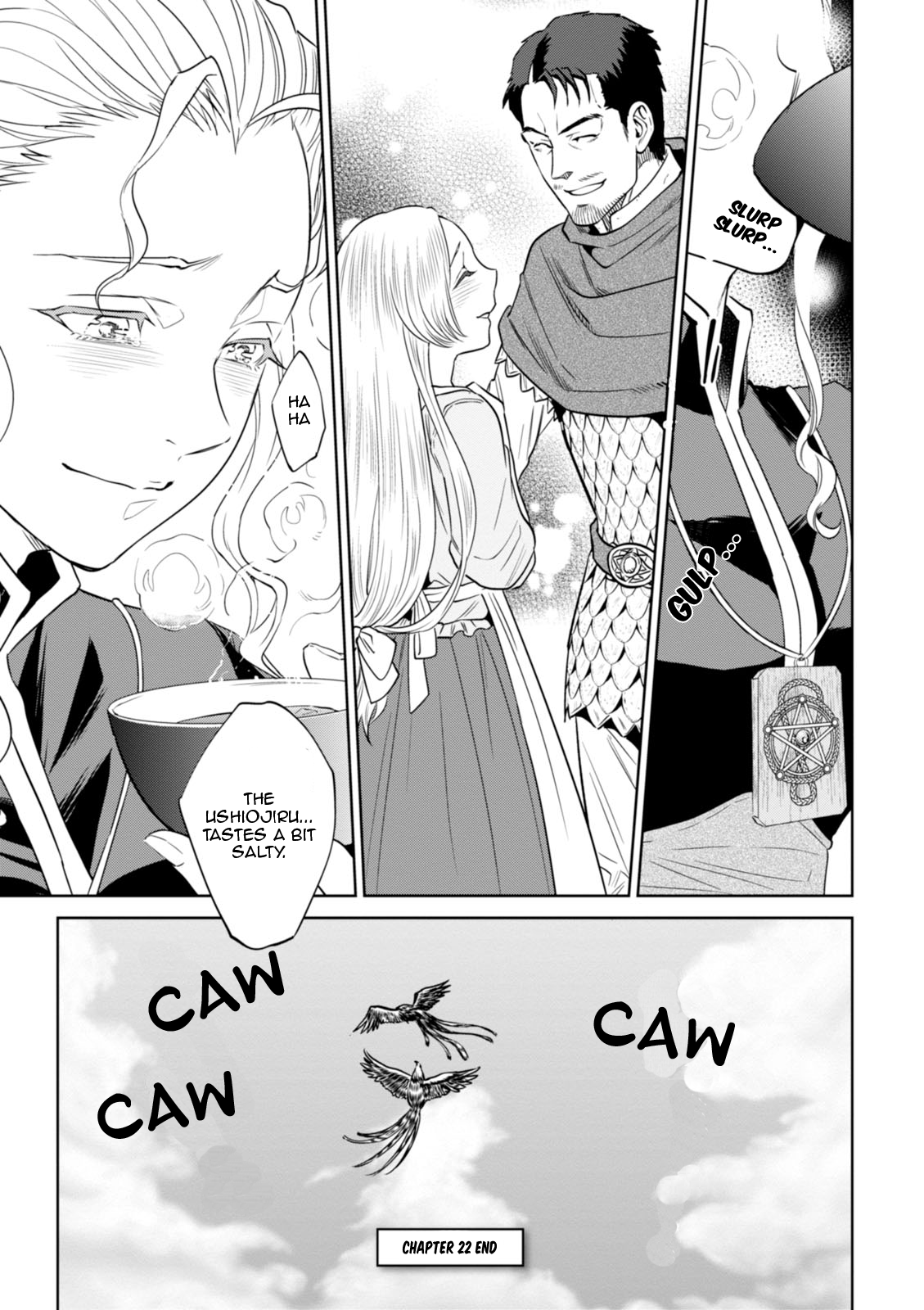 Isekai Izakaya "Nobu" Chapter 22 page 34 - Chapter 22: The Female Mercenary