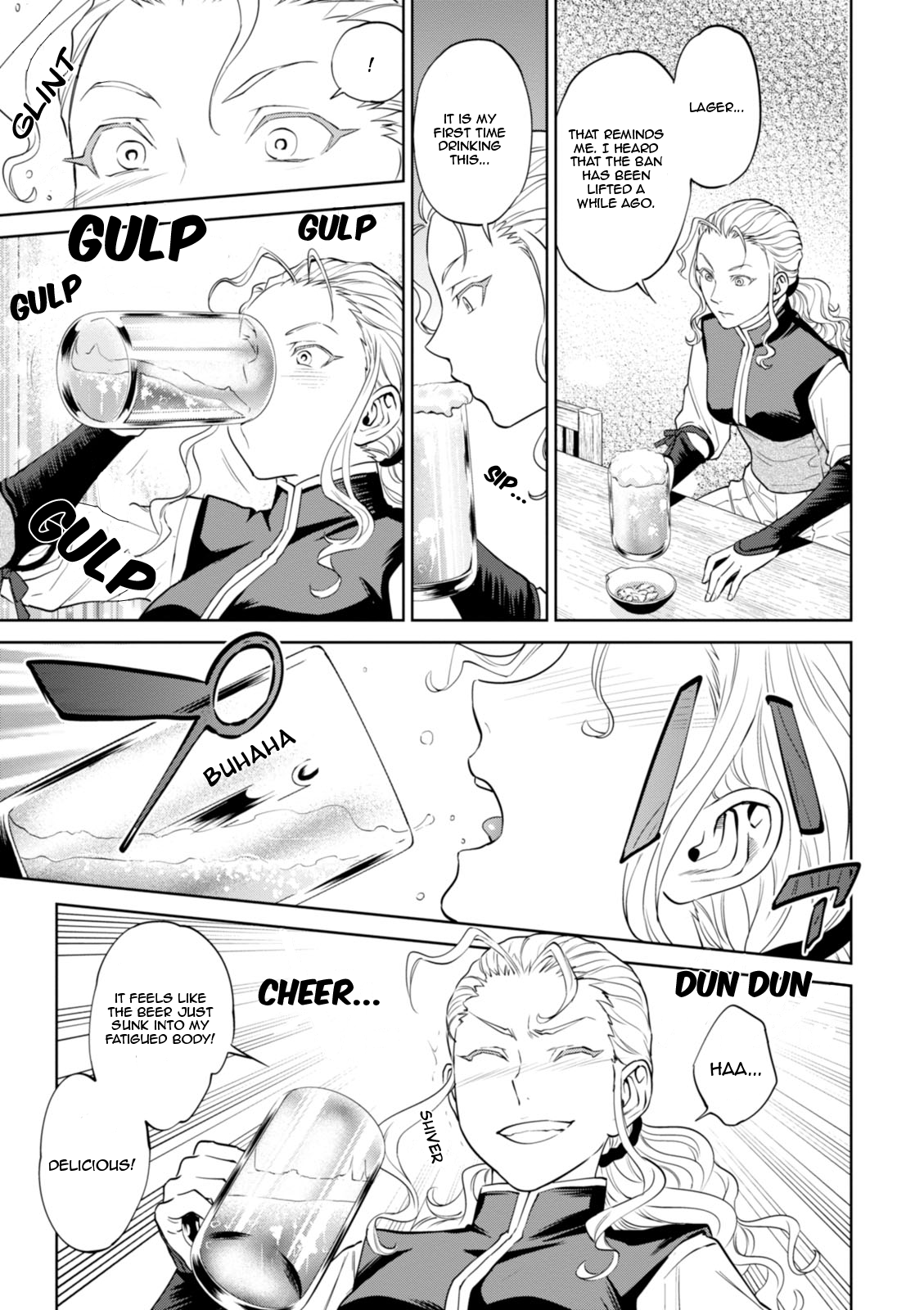 Isekai Izakaya "Nobu" Chapter 22 page 8 - Chapter 22: The Female Mercenary