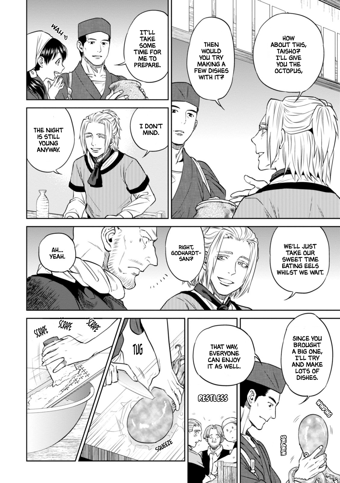 Isekai Izakaya "Nobu" Chapter 24 page 15 - Chapter 24: All Kinds of Octopus Dishes