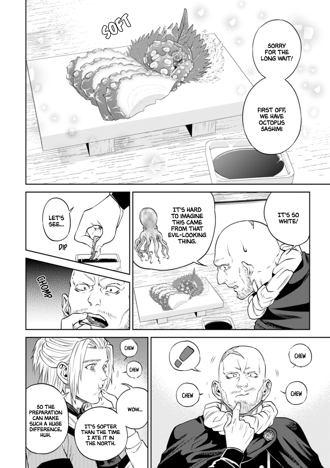 Isekai Izakaya "Nobu" Chapter 24 page 17 - Chapter 24: All Kinds of Octopus Dishes