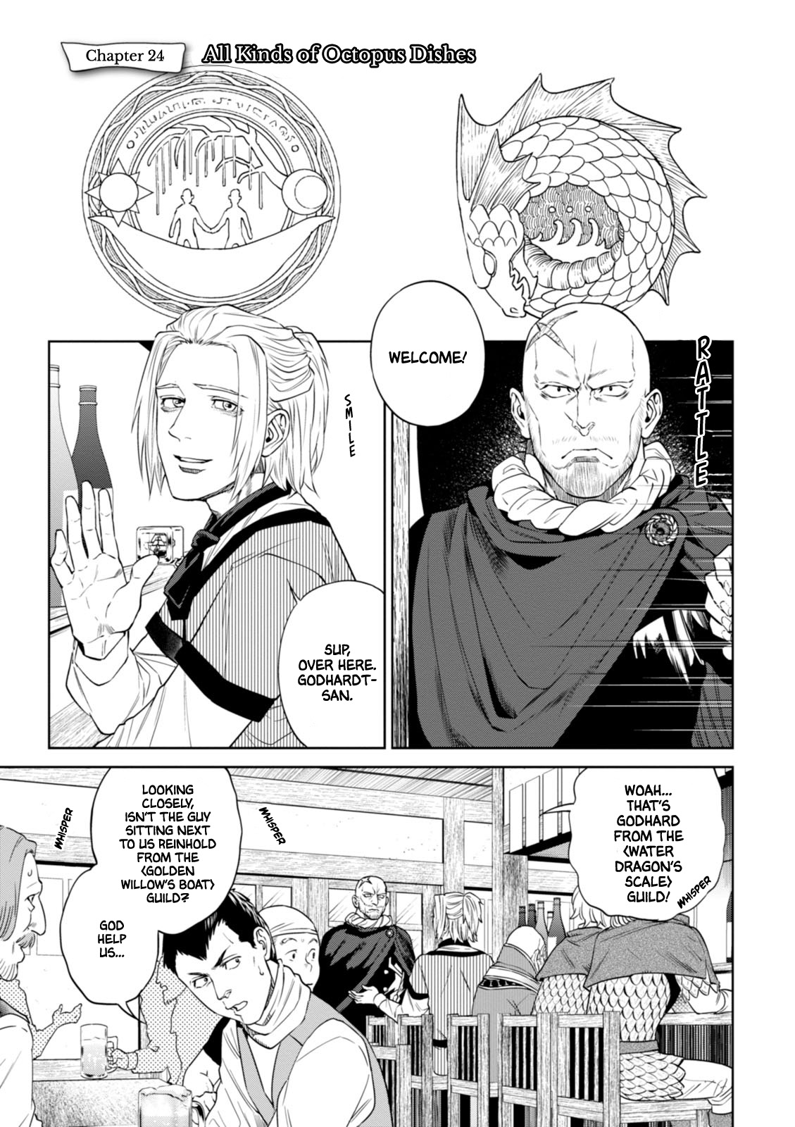 Isekai Izakaya "Nobu" Chapter 24 page 2 - Chapter 24: All Kinds of Octopus Dishes