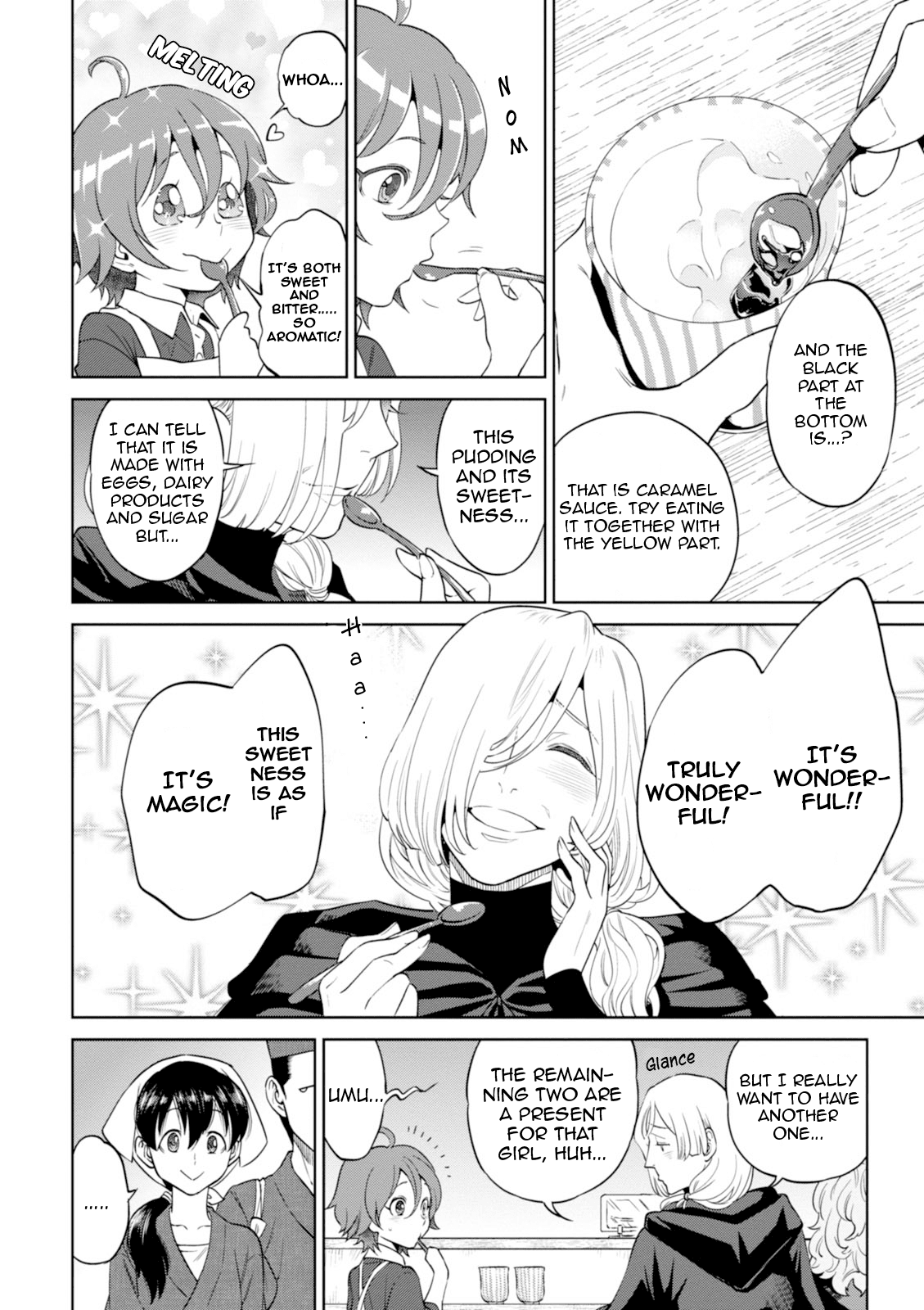Isekai Izakaya "Nobu" Chapter 25 page 19 - Chapter 25: Shinobu-chan's Specially Made Pudding
