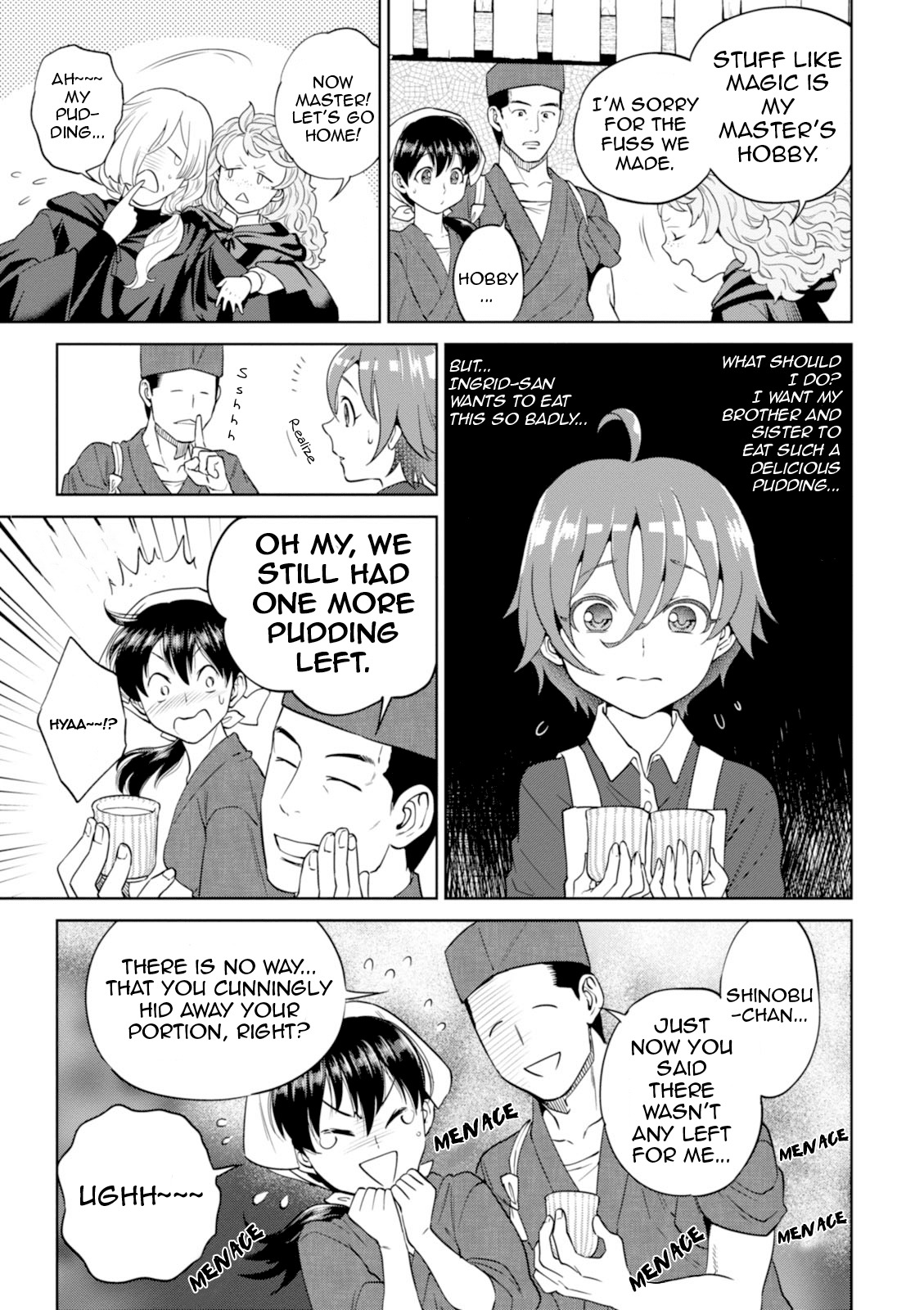 Isekai Izakaya "Nobu" Chapter 25 page 22 - Chapter 25: Shinobu-chan's Specially Made Pudding