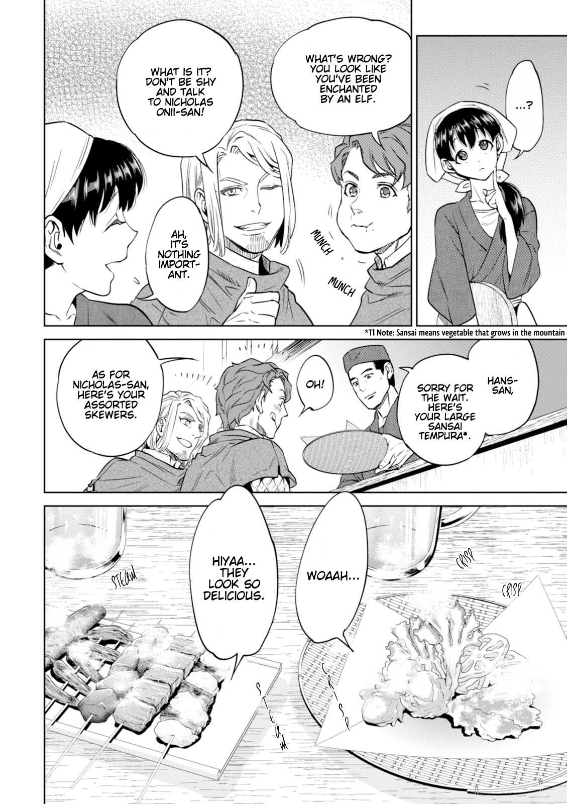 Isekai Izakaya "Nobu" Chapter 27 page 5 - Chapter 27: A Suspicious Woman