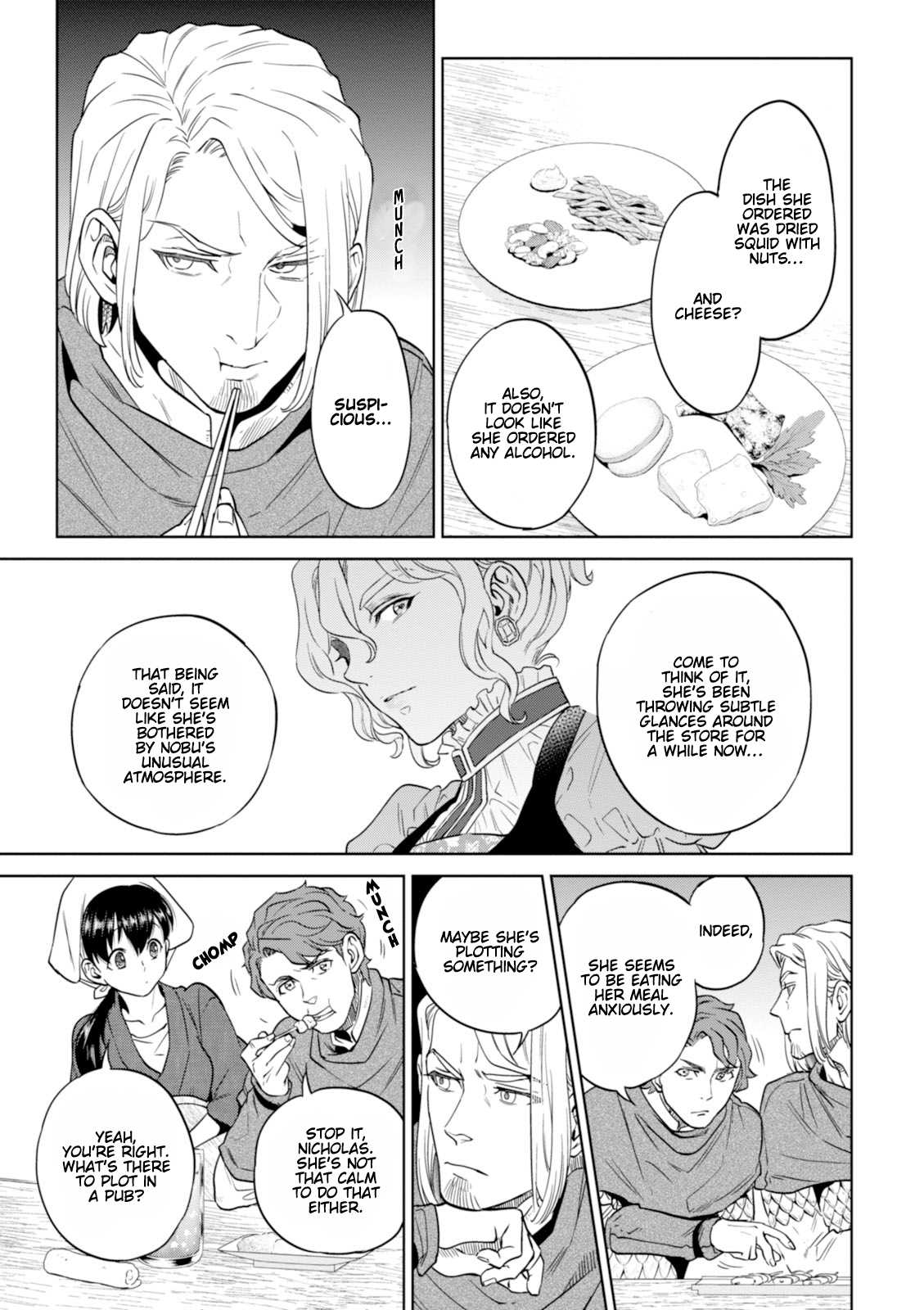 Isekai Izakaya "Nobu" Chapter 27 page 8 - Chapter 27: A Suspicious Woman