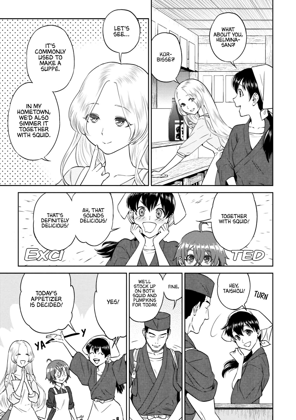 Isekai Izakaya "Nobu" Chapter 28 page 10 - Chapter 28: The Married Couple and Pumpkin