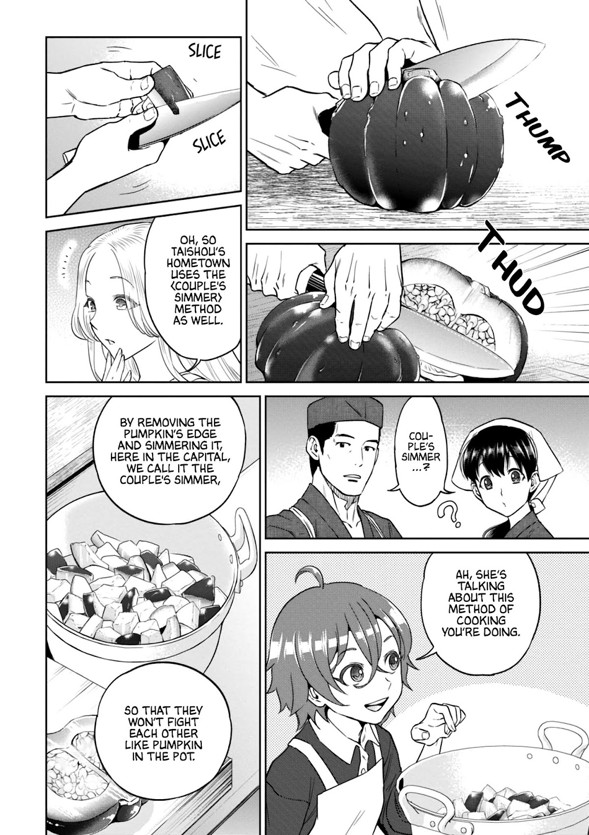 Isekai Izakaya "Nobu" Chapter 28 page 11 - Chapter 28: The Married Couple and Pumpkin