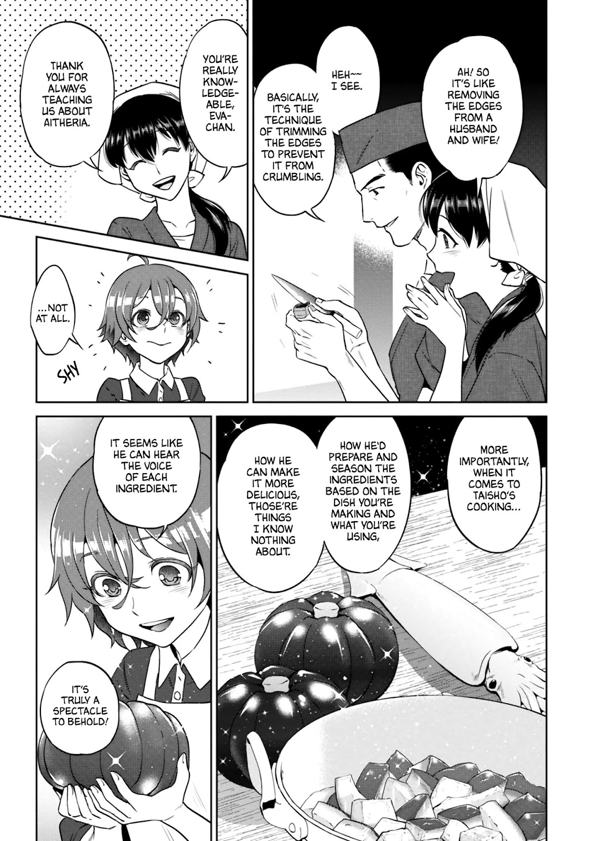 Isekai Izakaya "Nobu" Chapter 28 page 12 - Chapter 28: The Married Couple and Pumpkin