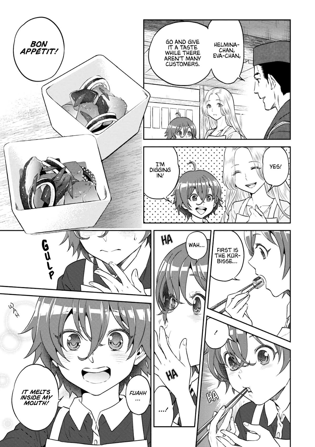 Isekai Izakaya "Nobu" Chapter 28 page 18 - Chapter 28: The Married Couple and Pumpkin