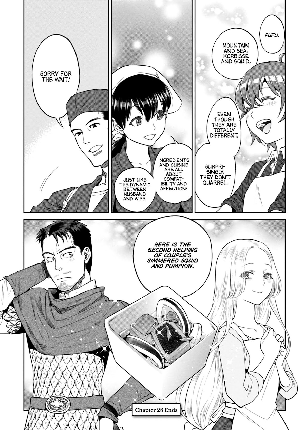 Isekai Izakaya "Nobu" Chapter 28 page 27 - Chapter 28: The Married Couple and Pumpkin