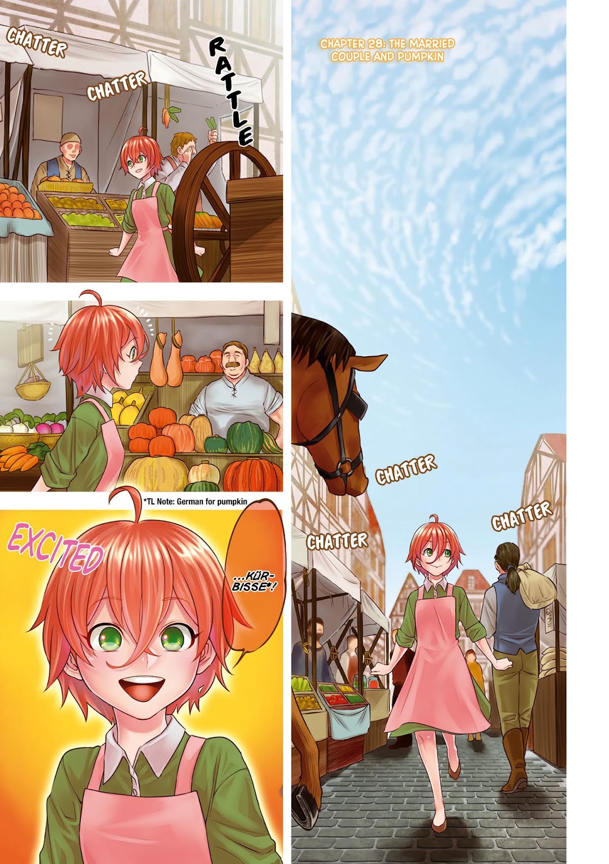 Isekai Izakaya "Nobu" Chapter 28 page 4 - Chapter 28: The Married Couple and Pumpkin