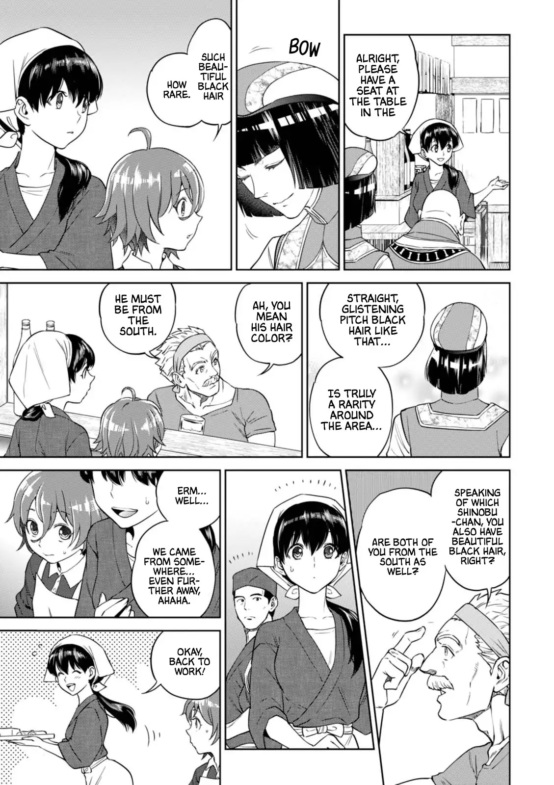 Isekai Izakaya "Nobu" Chapter 30 page 4 - Chapter 30: Eggplant Agebitashi