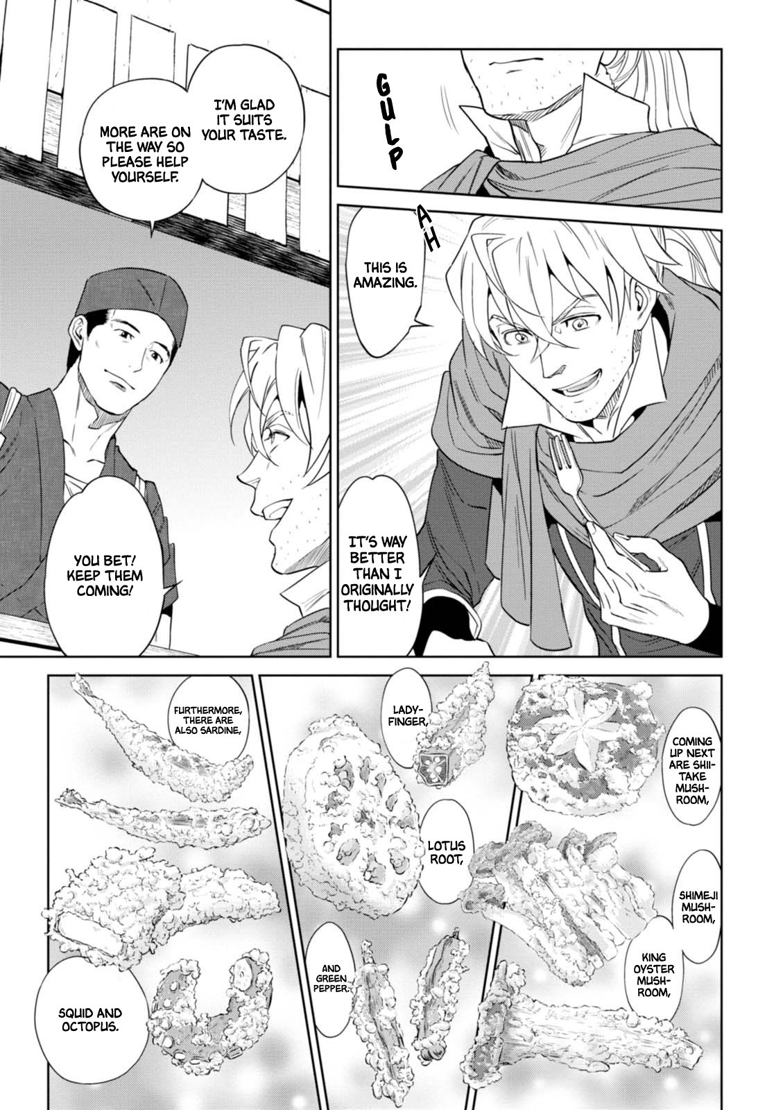 Isekai Izakaya "Nobu" Chapter 31 page 18 - Chapter 31: The taste of Autumn Tempura