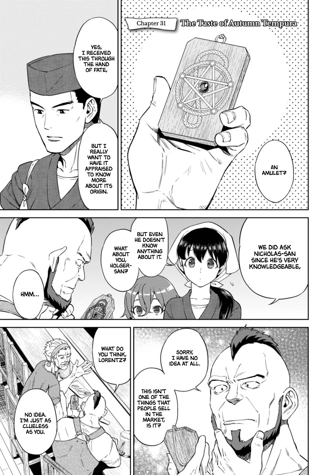 Isekai Izakaya "Nobu" Chapter 31 page 2 - Chapter 31: The taste of Autumn Tempura