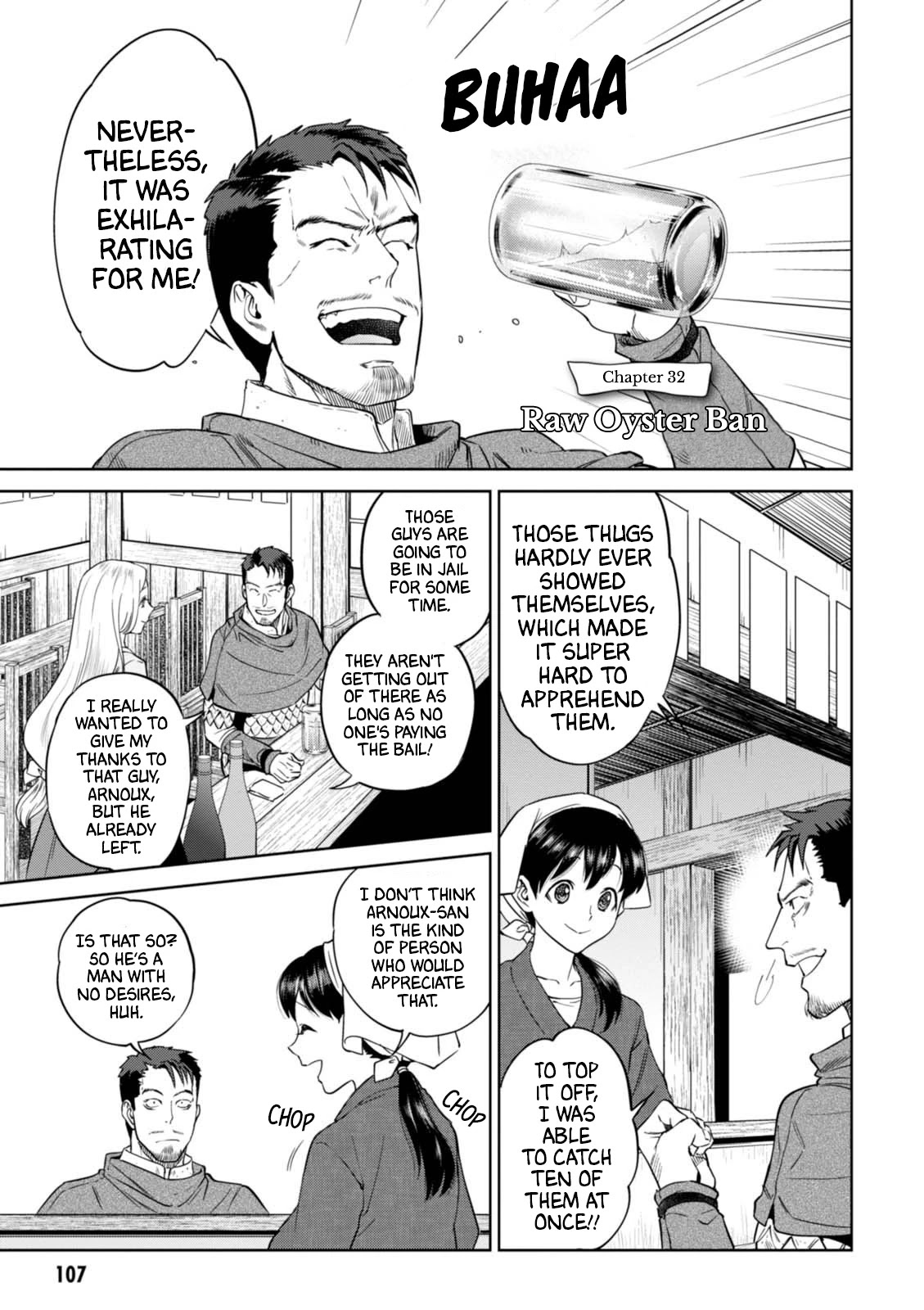 Isekai Izakaya "Nobu" Chapter 32 page 2 - Chapter 32: Raw Oyster Ban