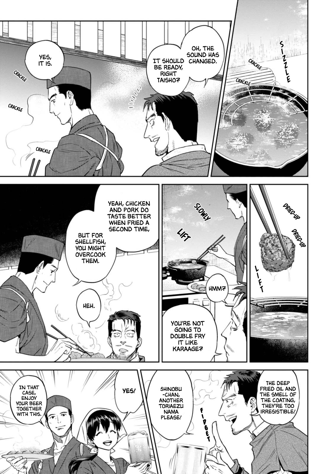 Isekai Izakaya "Nobu" Chapter 32 page 22 - Chapter 32: Raw Oyster Ban