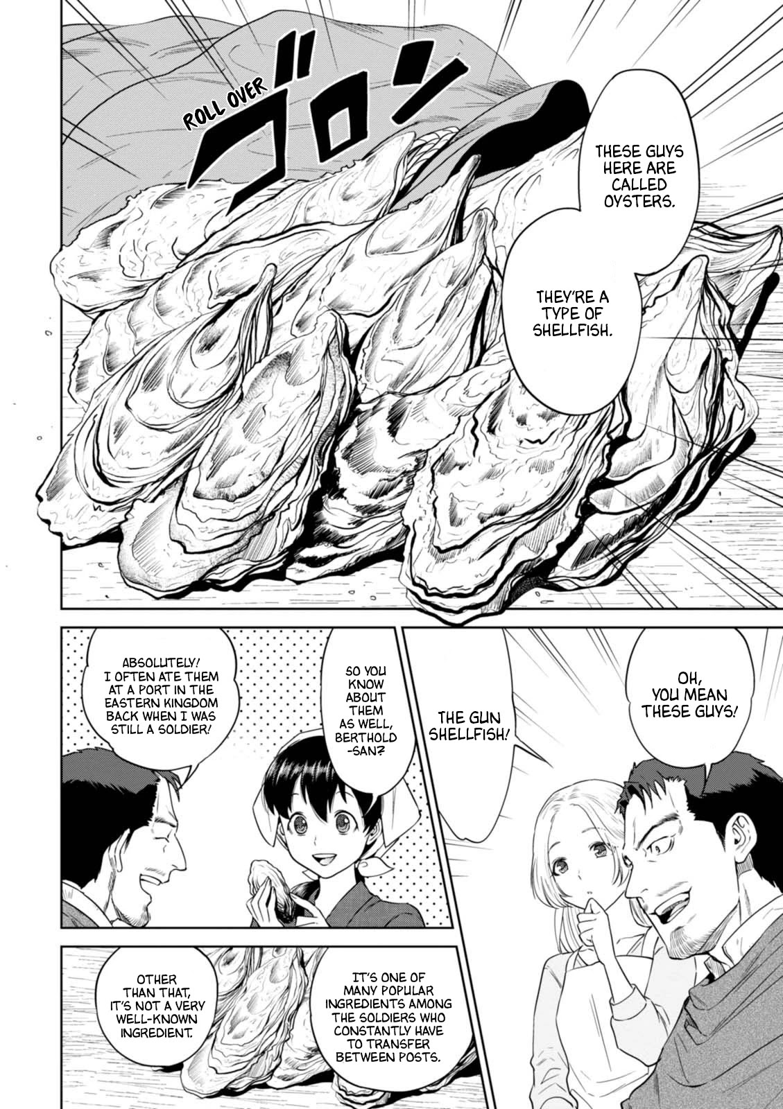 Isekai Izakaya "Nobu" Chapter 32 page 7 - Chapter 32: Raw Oyster Ban