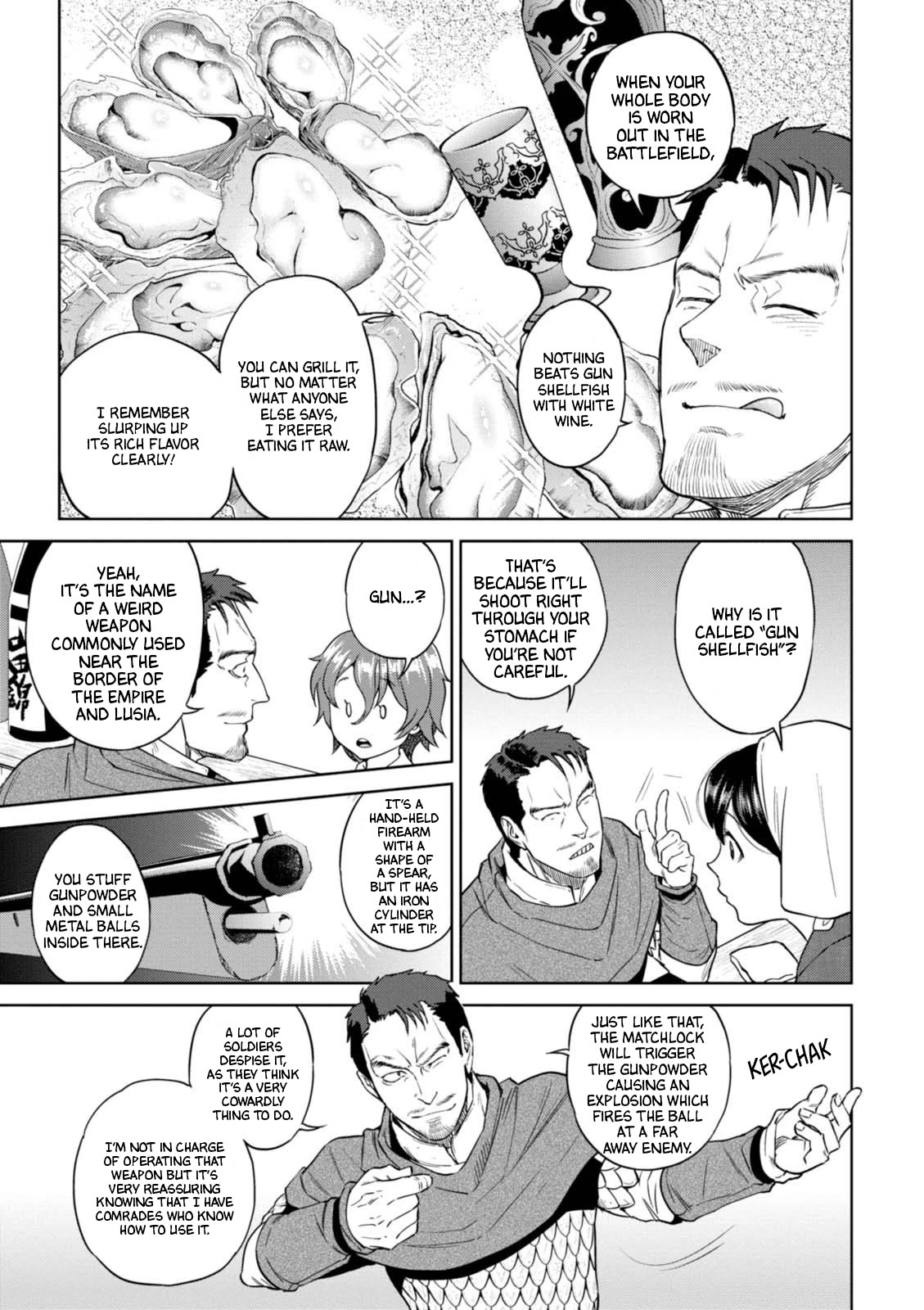 Isekai Izakaya "Nobu" Chapter 32 page 8 - Chapter 32: Raw Oyster Ban