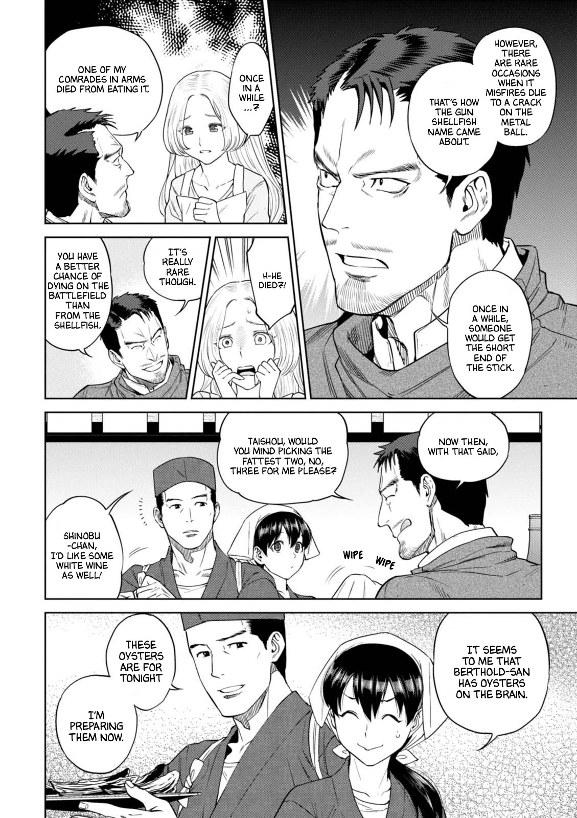 Isekai Izakaya "Nobu" Chapter 32 page 9 - Chapter 32: Raw Oyster Ban